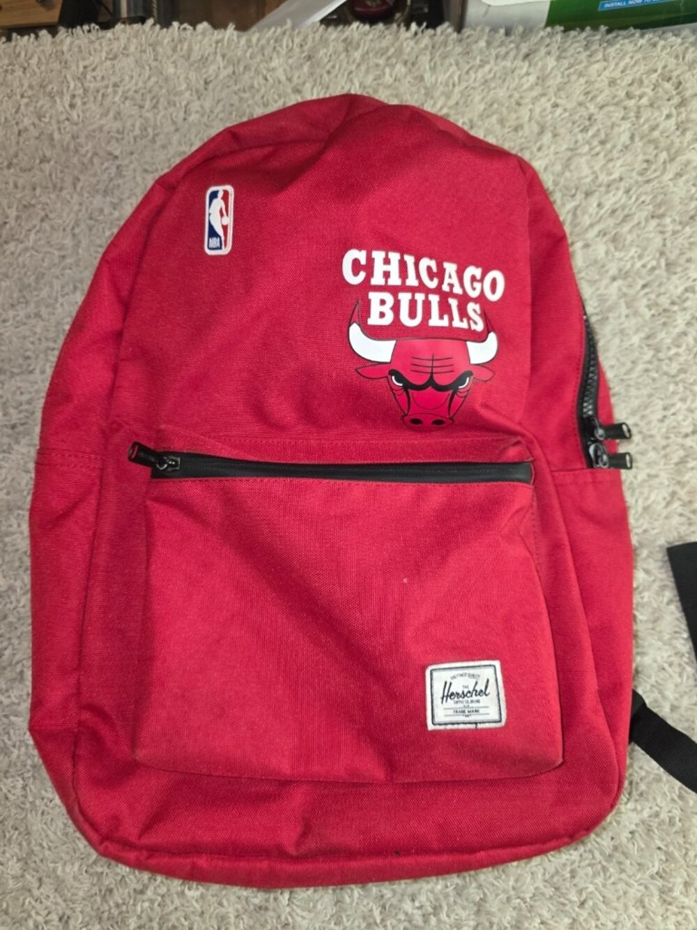 Herschel Backpack - Chicago Bulls - Red - School Bag